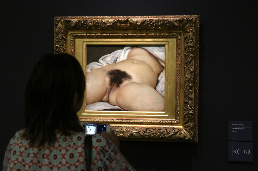"Pochodzenie świata" Gustave Courbet