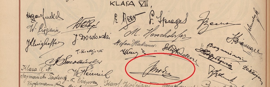 Podpis Józefa Białasa
