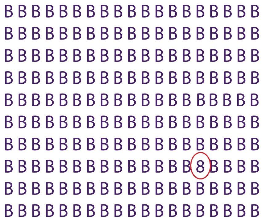 Zagadka IQ. Gdzie jest 8? Rozwiązanie