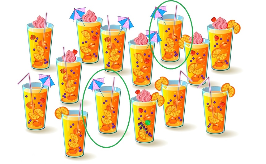 Zagadka obrazkowa z drinkami. Rozwiązanie